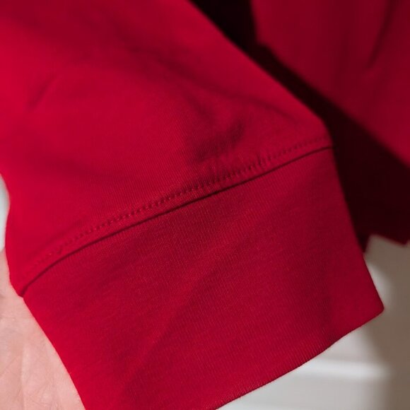 NEW! Psycho Bunny | Sacramento Long Sleeve Tee In Brilliant Red - Picture 7 of 13